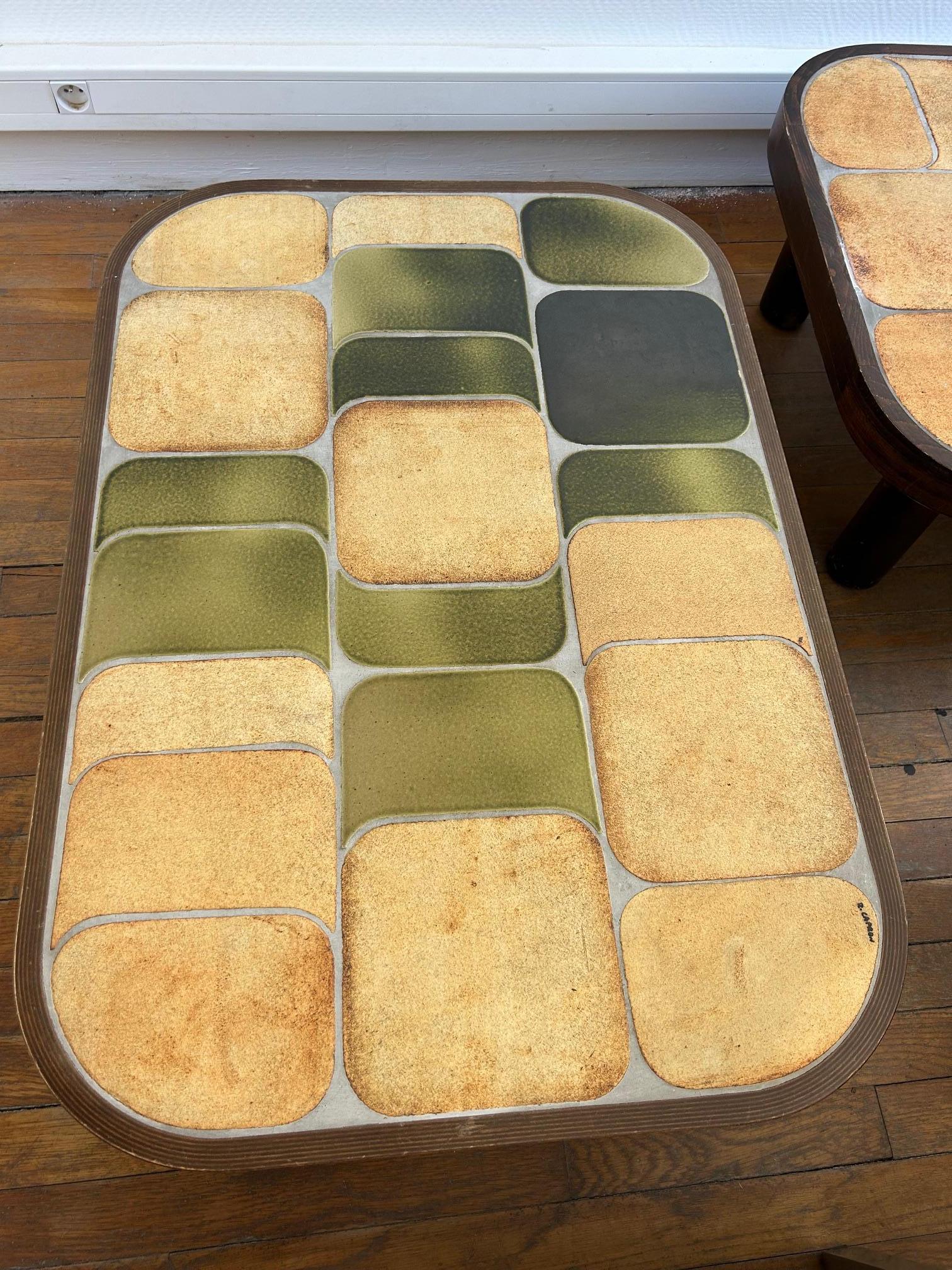 Ceramic coffee table 
