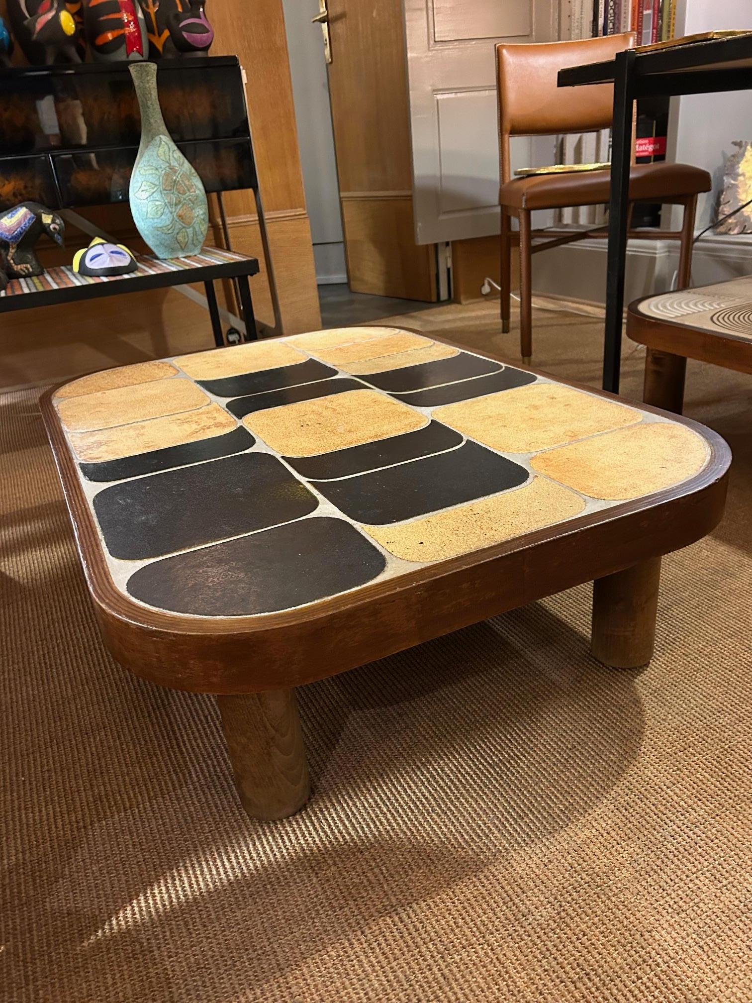 Céramique Table basse Shogun de Roger Capron, France, années 1960 en vente