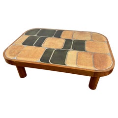 Table basse Shogun de Roger Capron, France, années 1960
