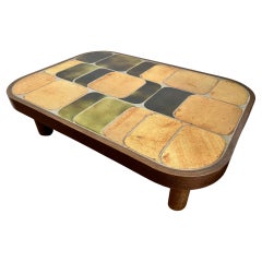 Keramik-Couchtisch „Shogun“ von Roger Capron, Frankreich, 1960er Jahre