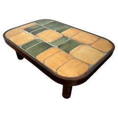 Table basse Shogun de Roger Capron, France, années 1960