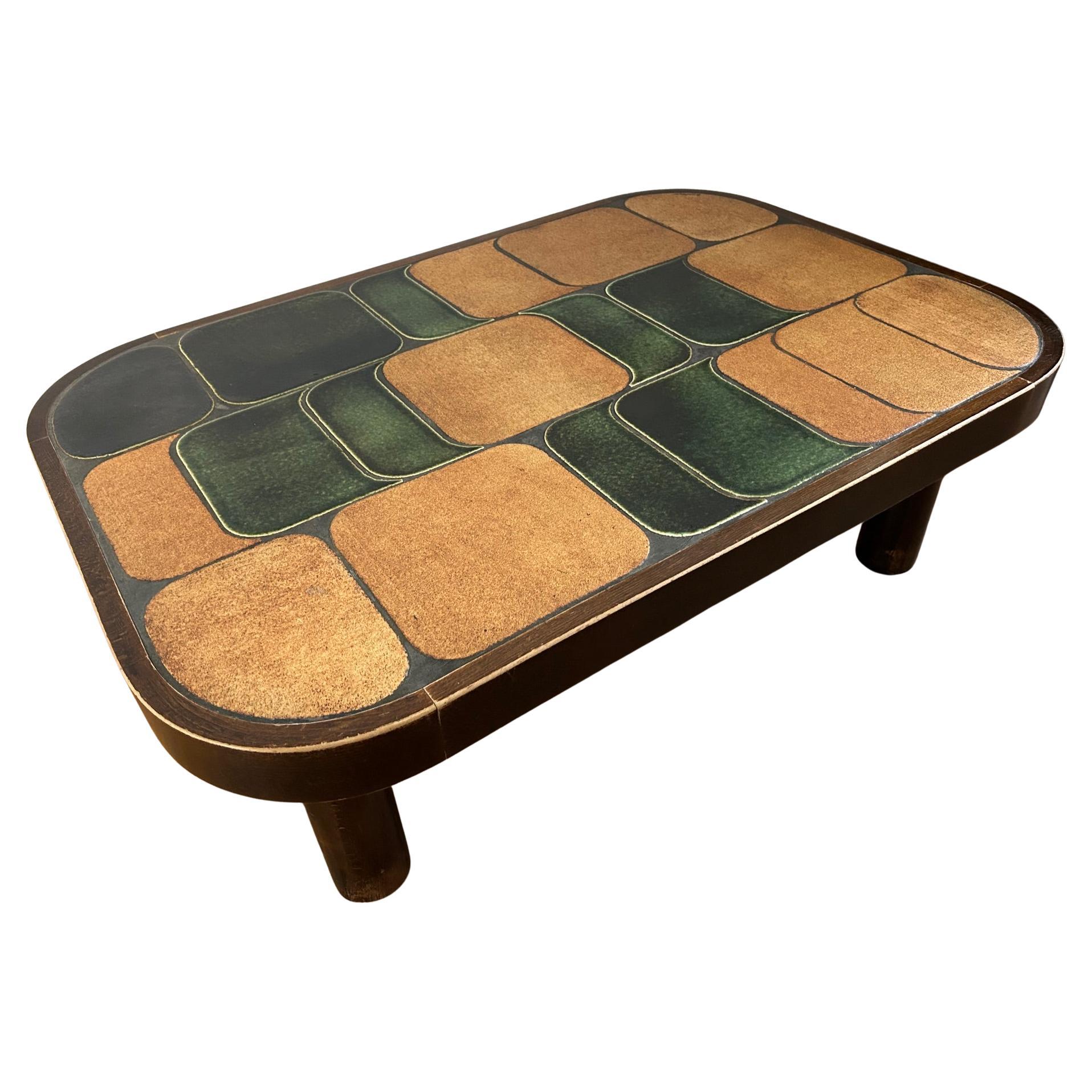 Keramik-Couchtisch „Shogun“ von Roger Capron, Frankreich, 1960er Jahre