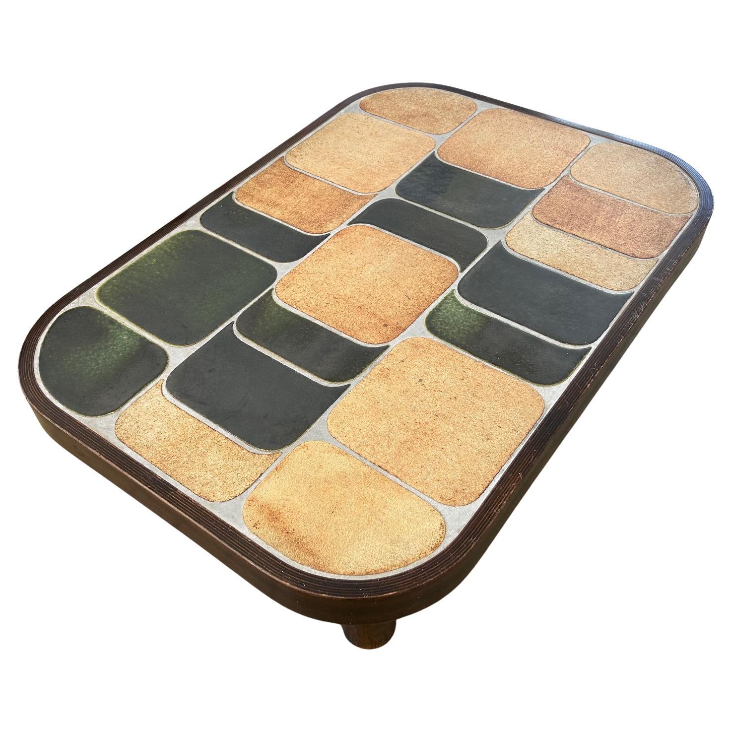 Keramik-Couchtisch „Shogun“ von Roger Capron, Frankreich, 1960er Jahre
