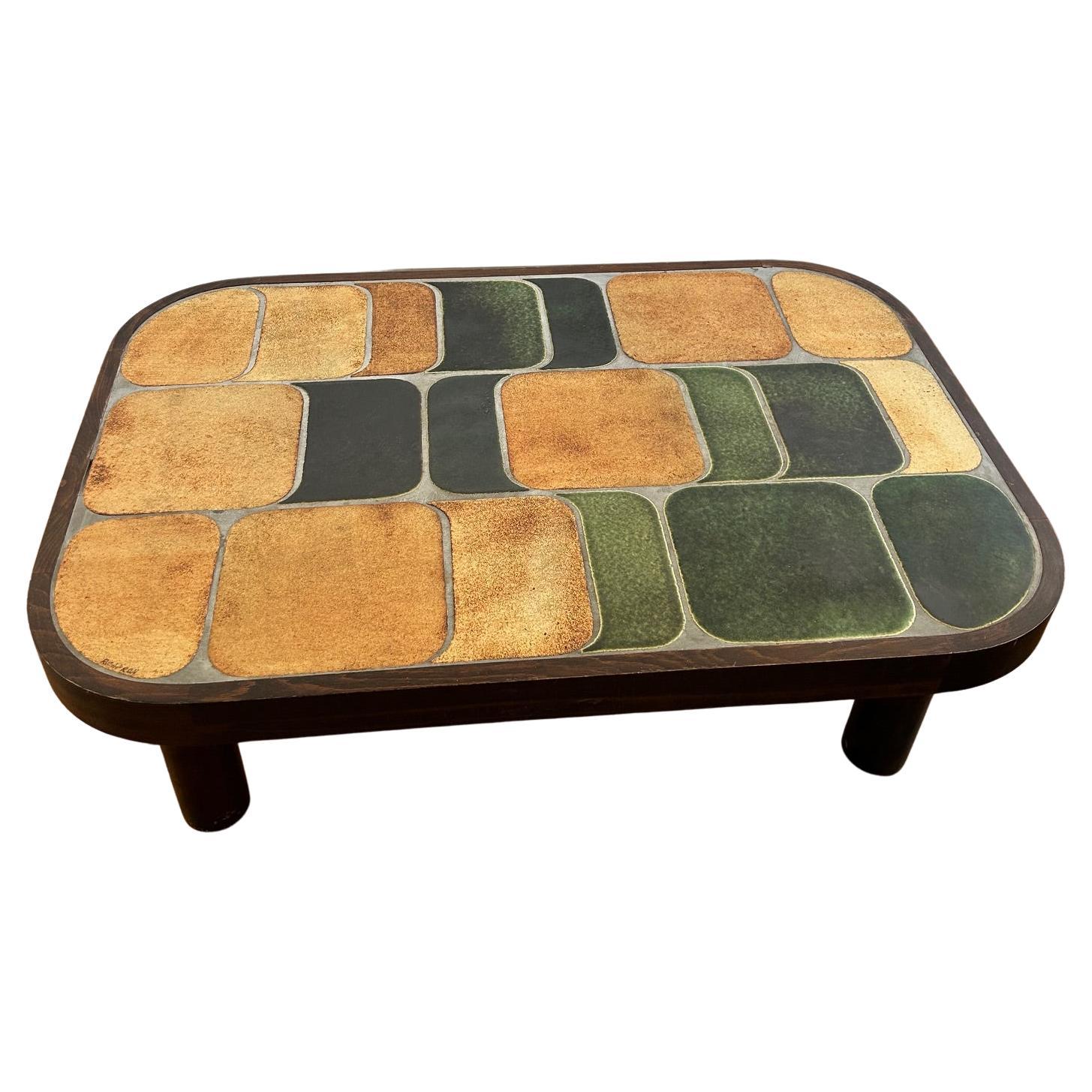 Table basse Shogun de Roger Capron, France, années 1960