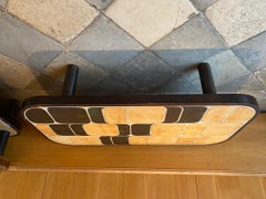 Ceramic Coffee Table "Shogun" by Roger Capron, France, 1970s