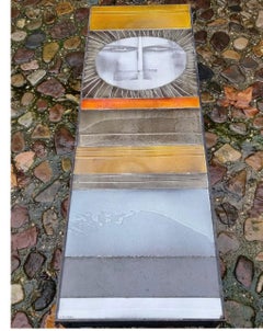 Table basse Soleil de Roger Capron, Vallauris, France, années 1960