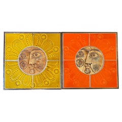 Ceramic Coffee Tables by Roger Capron, Vallauris, South of France, 1970s Ceramic Coffee Tables by Roger Capron, Vallauris, South of France, 1970s