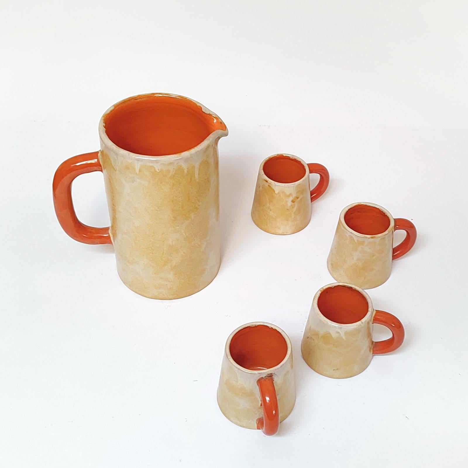 Stoneware Ceramic Collection of Vessels, Anna-Lisa Thomson for Upsala-Ekeby, Sweden 1930s For Sale
