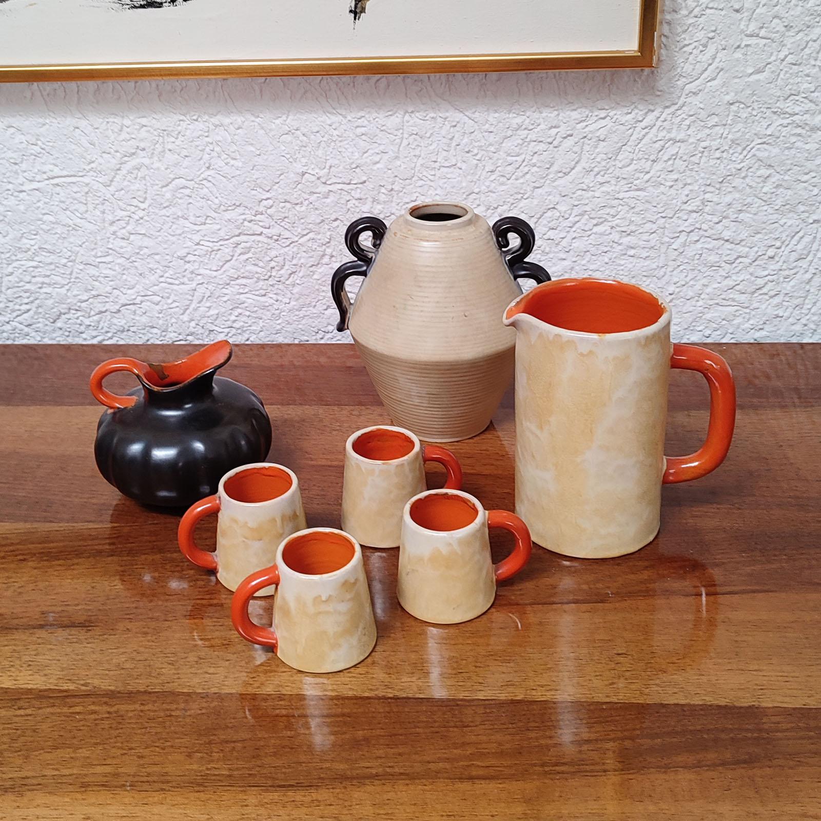Keramik-Sammlung von Gefäßen, Anna-Lisa Thomson für Upsala-Ekeby, Schweden 1930er Jahre (Schwedisch) im Angebot