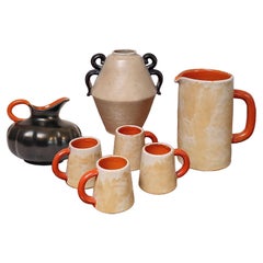 Ceramic Collection of Vessels, Anna-Lisa Thomson for Upsala-Ekeby, Sweden 1930s