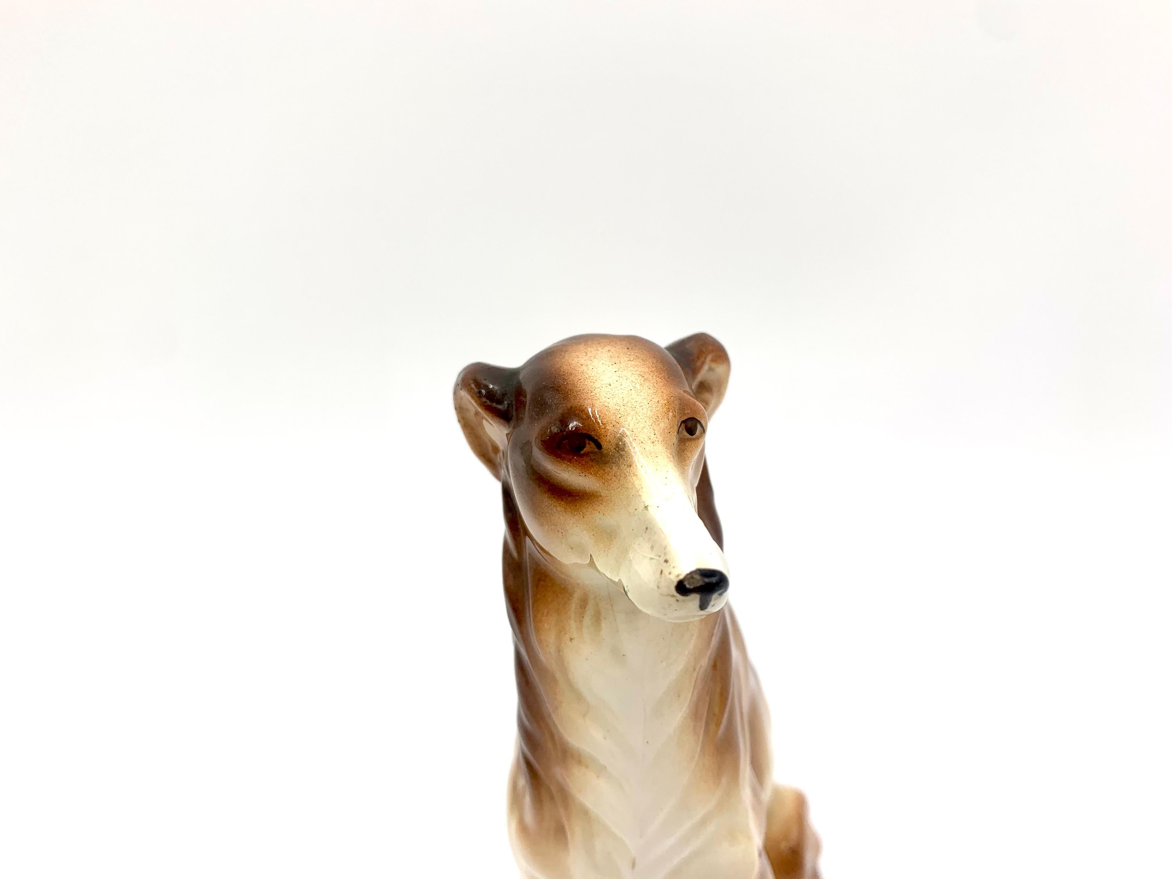 Hundefigur aus Keramik, Collie im Zustand „Gut“ im Angebot in Chorzów, PL