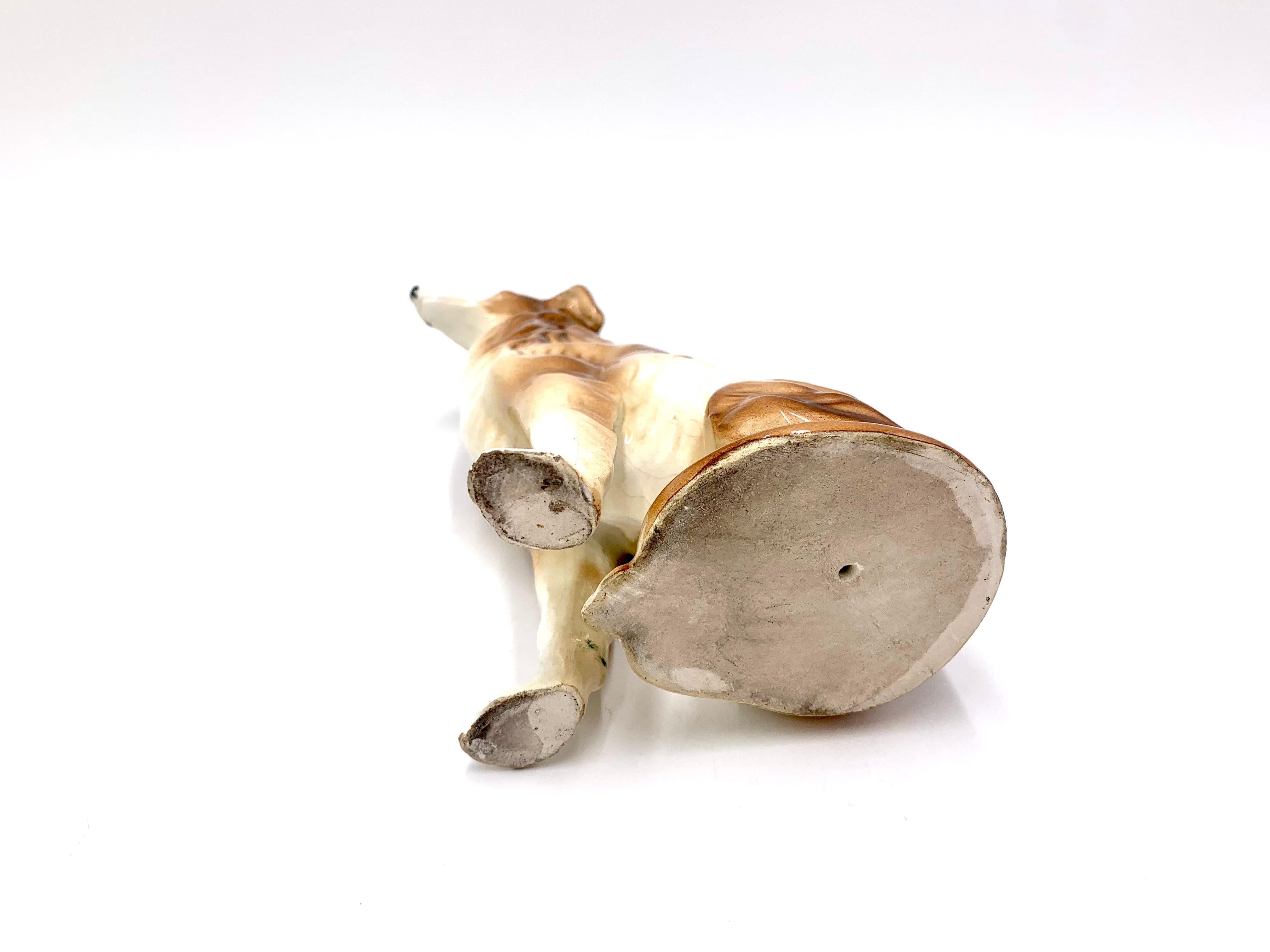 Mid-20th Century Ceramic Collie Dog Figurine For Sale