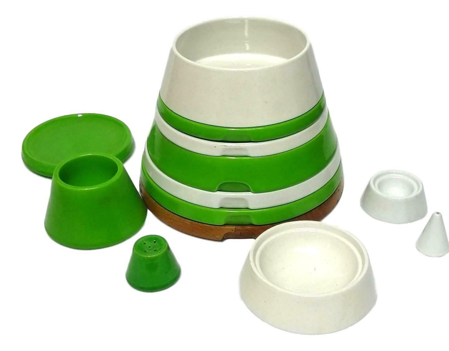Ceramic Cone Set Design Ettore Sottsass by Franco Pozzi for Pierre Cardin, 1969 For Sale 2