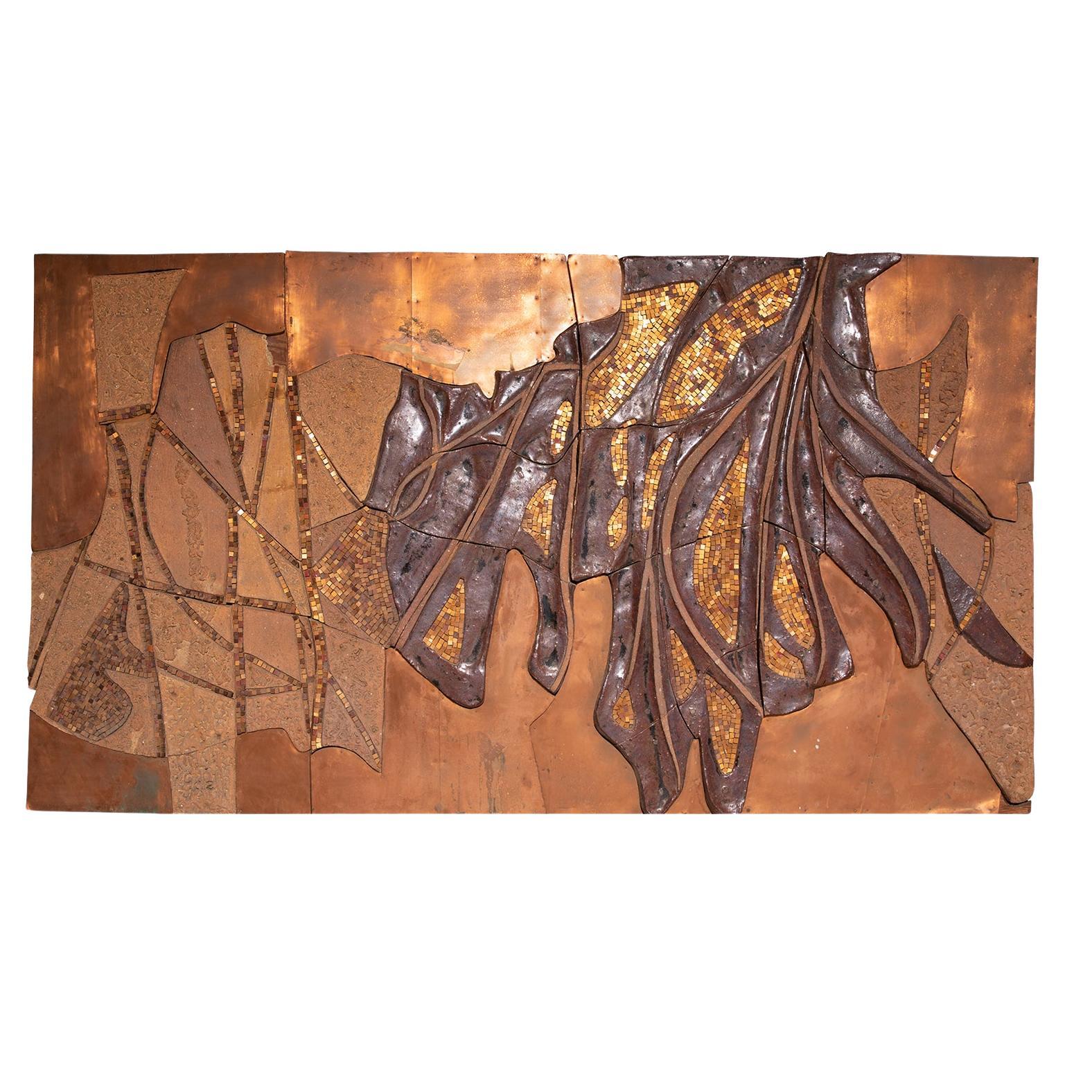 Abstract Ceramic Mural Sculpture by Frans Wildenhain at 1stDibs