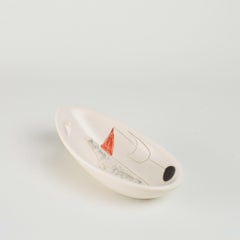 Coupe en céramique de Peter et Denise Orlando, France, vers 1950