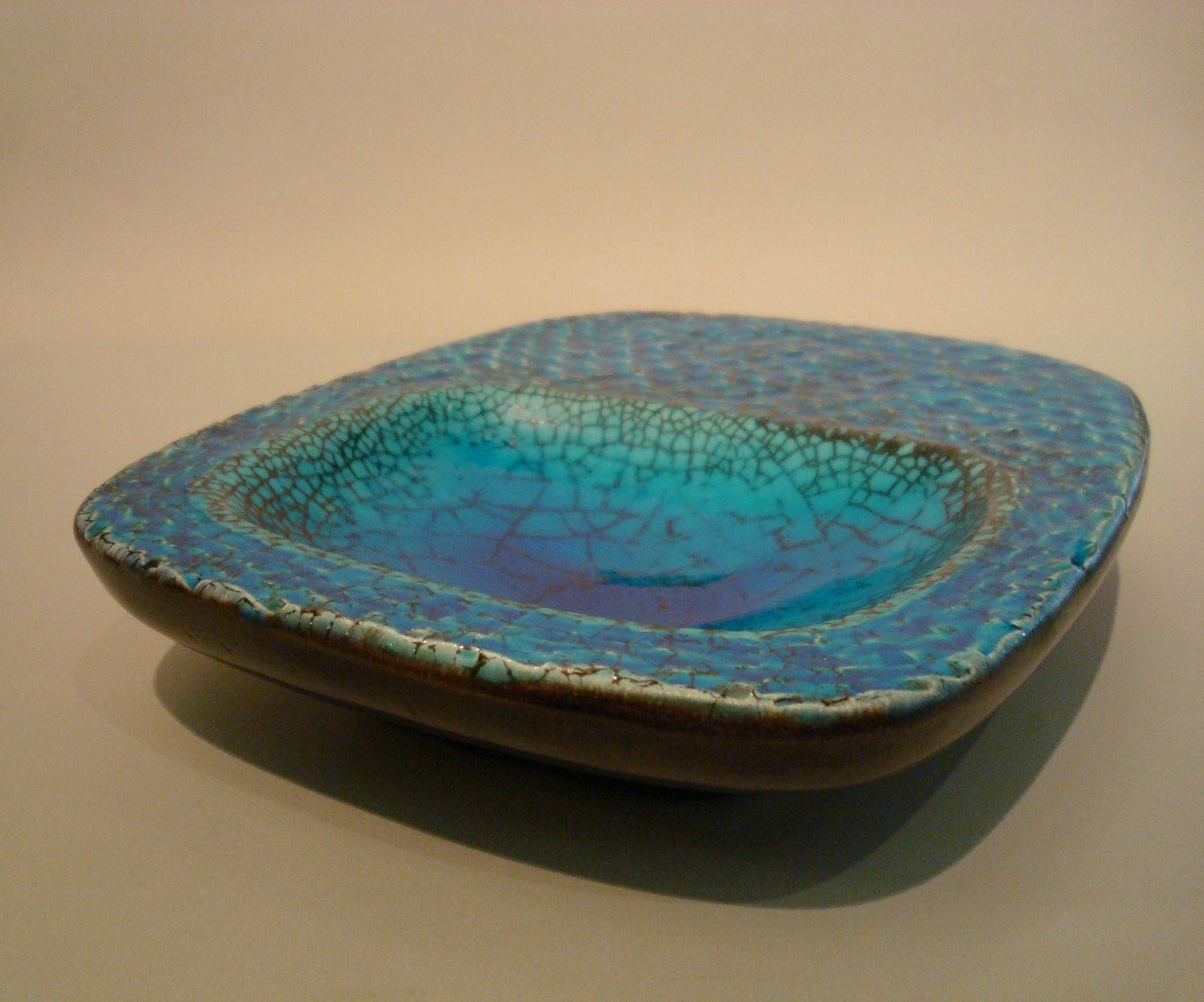 Ceramic Coupe Cendrier or Ashtray in the Style of Georges Jouve, France, 1960s 2