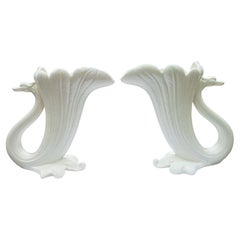 Ceramic Couple with Swan