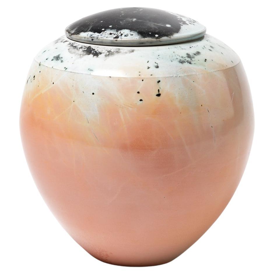 Ceramic Covered Pot by Alistair Dahnieux, circa 2012 For Sale