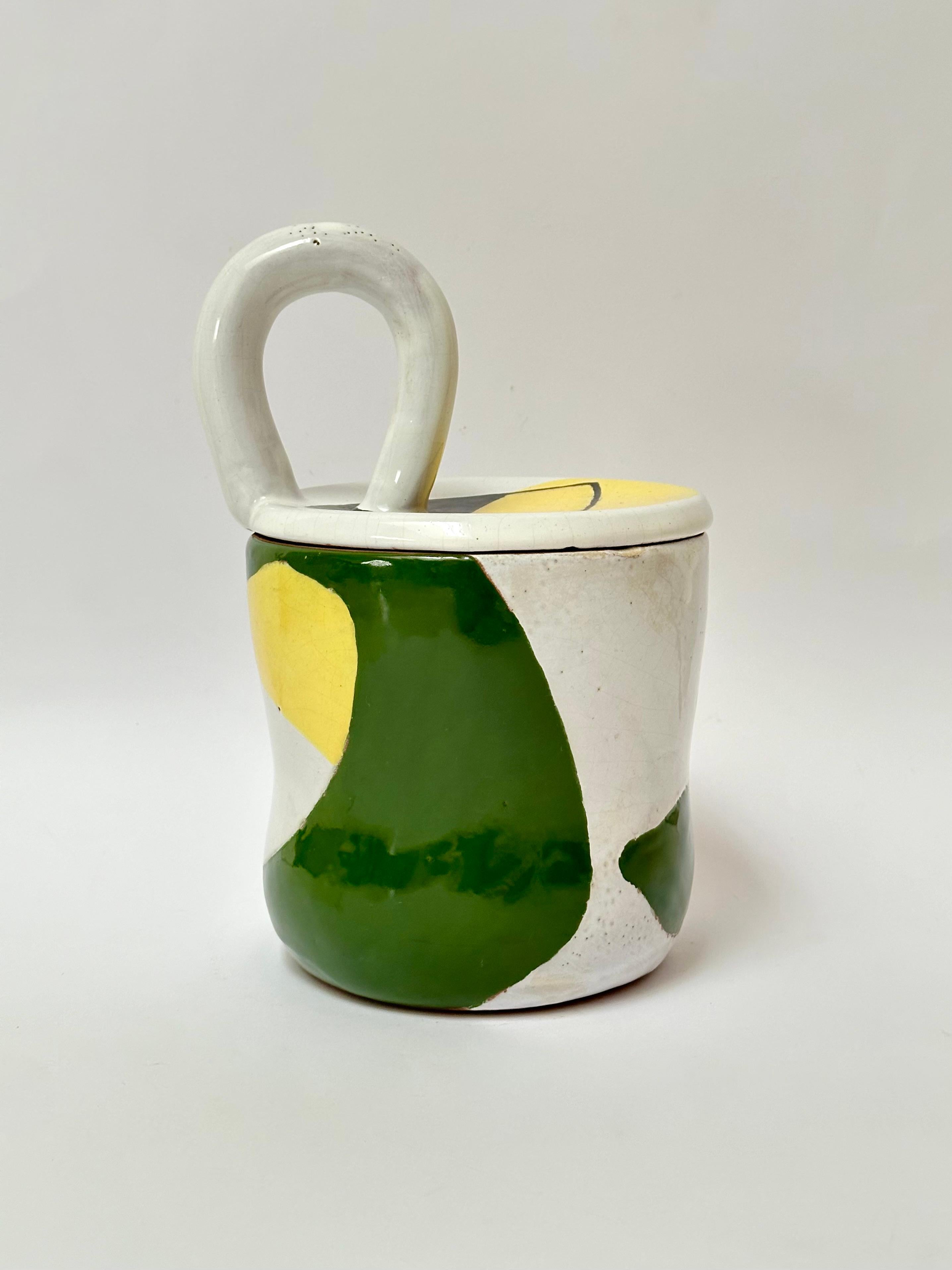 Pot couvert en céramique, Jean Mégard, Biot 1952 en vente 2