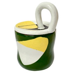 Ceramic Covered Pot, Jean Mégard, Biot 1952