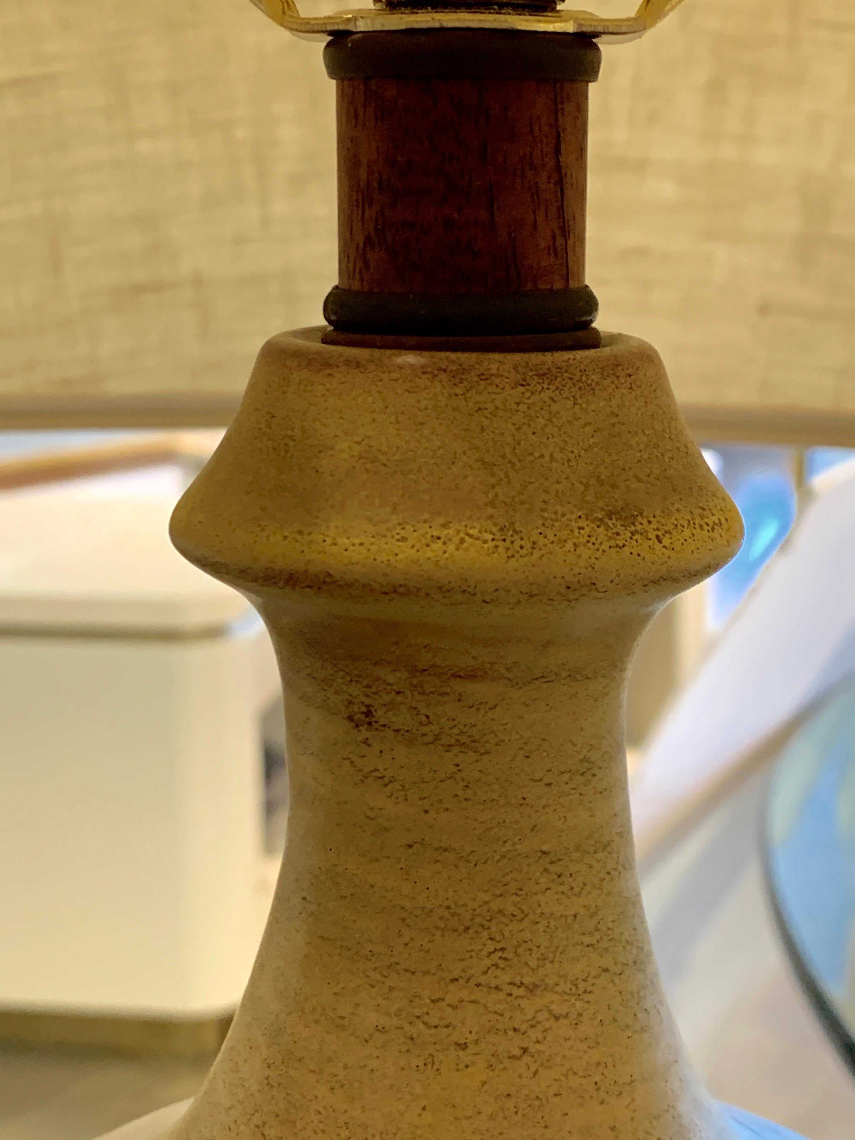 Ceramic Craftsmen Lamp For Sale 1