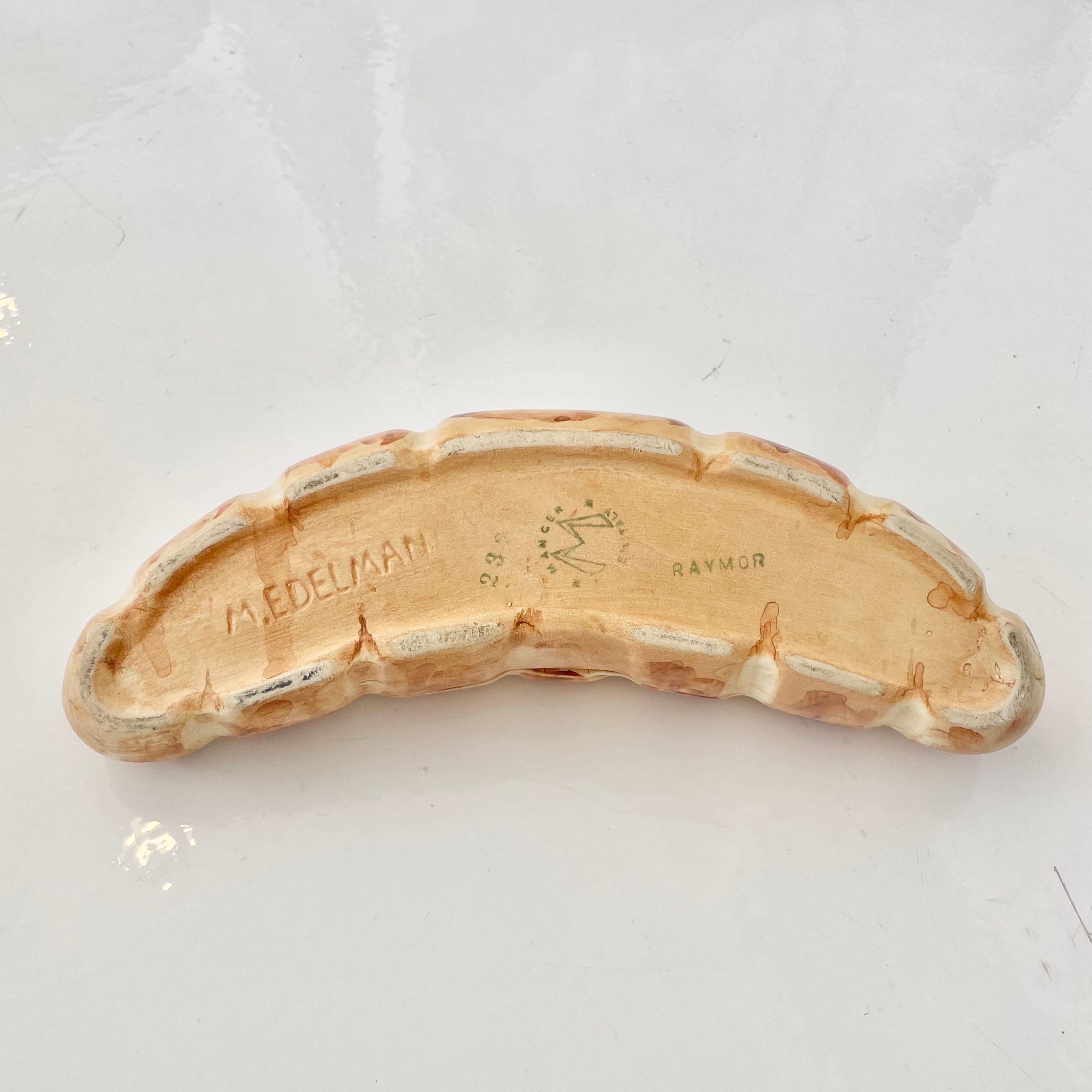 Ceramic Croissant Box by Raymor 4