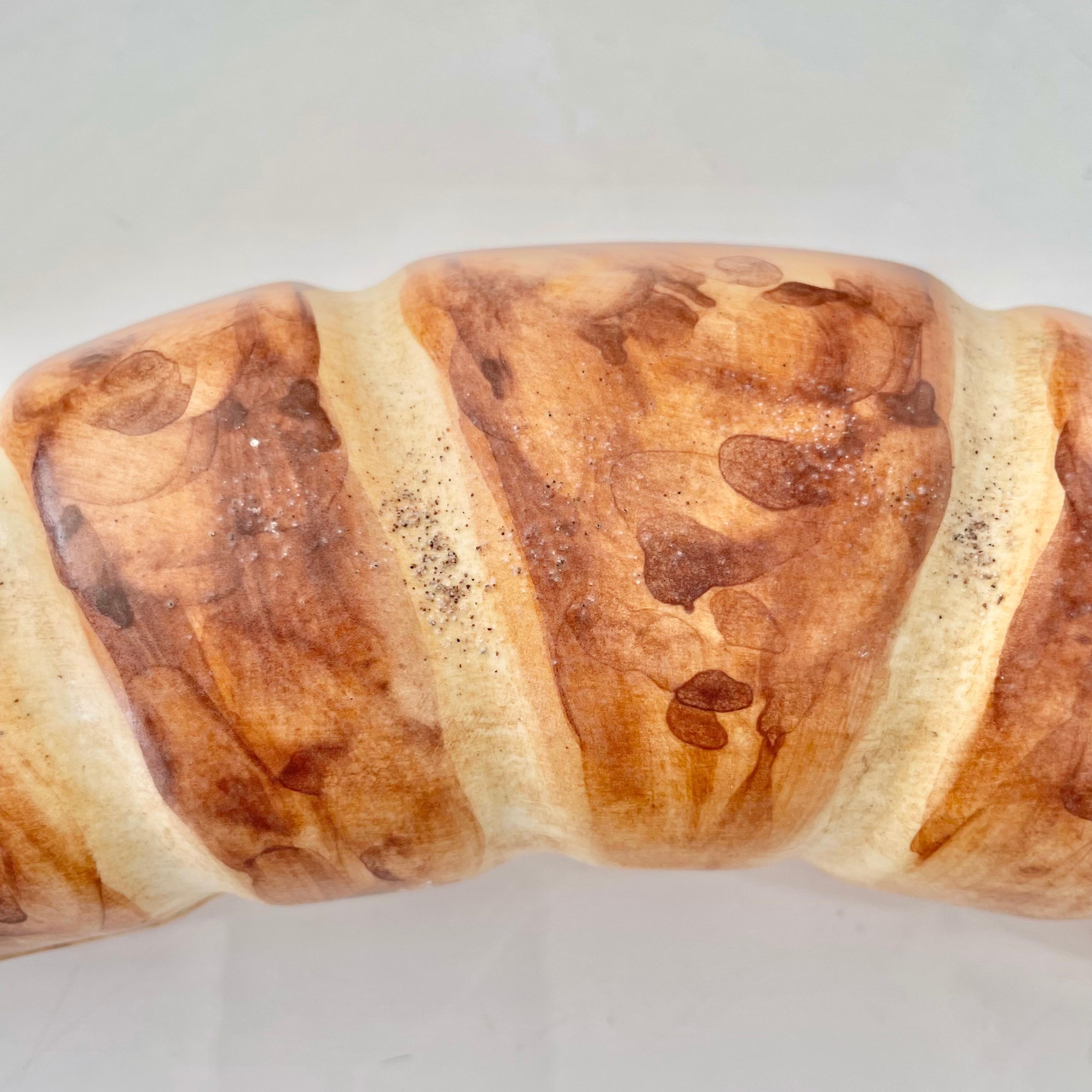 Italian Ceramic Croissant Box by Raymor