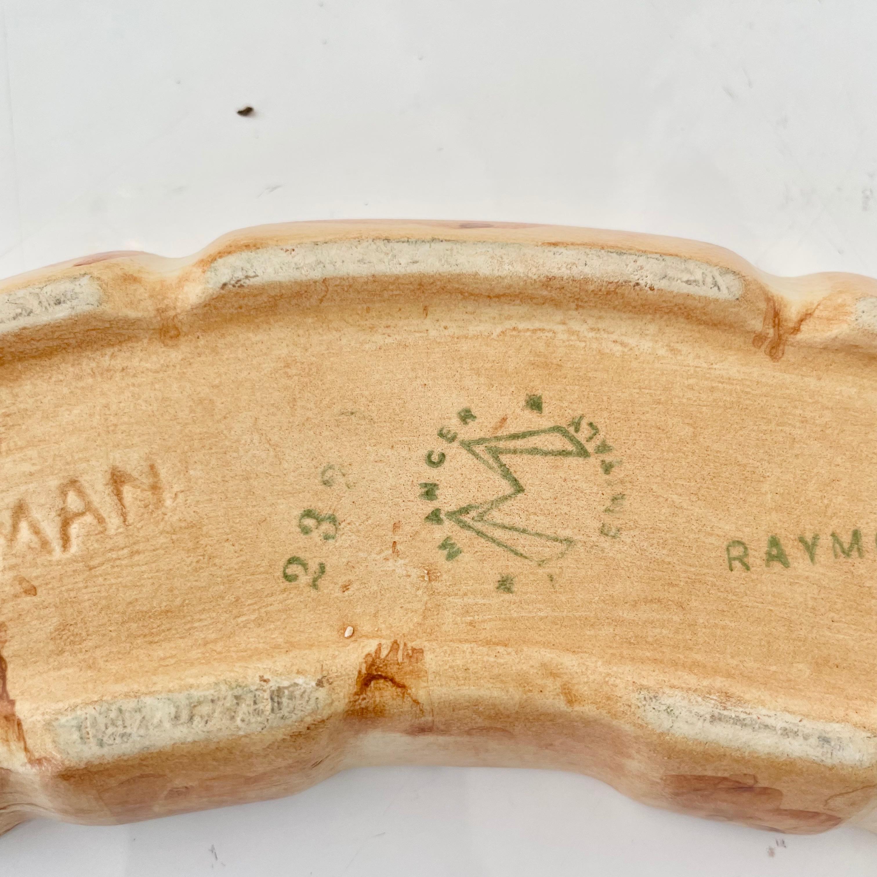 Ceramic Croissant Box by Raymor 2