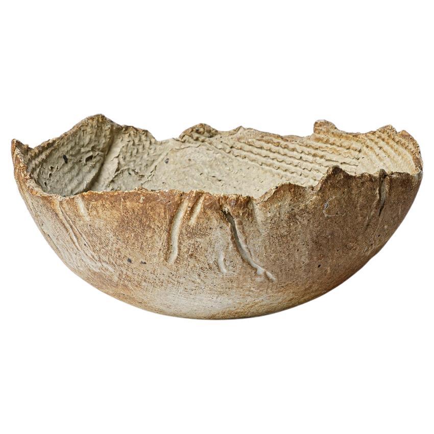 Keramiktasse von Joelle Deroubaix, ca. 1975. im Angebot