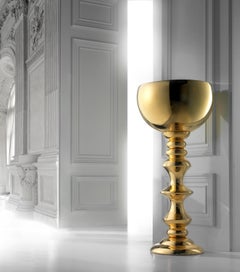 Keramikkrug „Mida3“ Handgefertigt in 24-karätigem Gold, von Gabriella B. Hergestellt in Italien