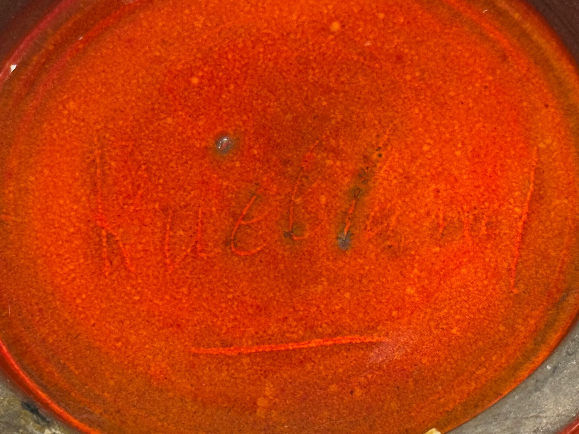Taza de cerámica firmada por Ruelland en Bueno estado para la venta en Paris, FR