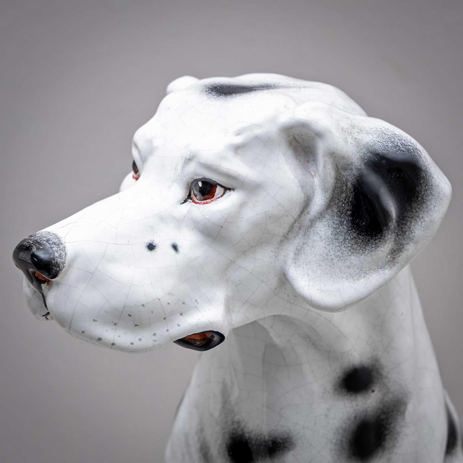 Ceramic Dalmatian, Italy, Mid-20th Century For Sale 5