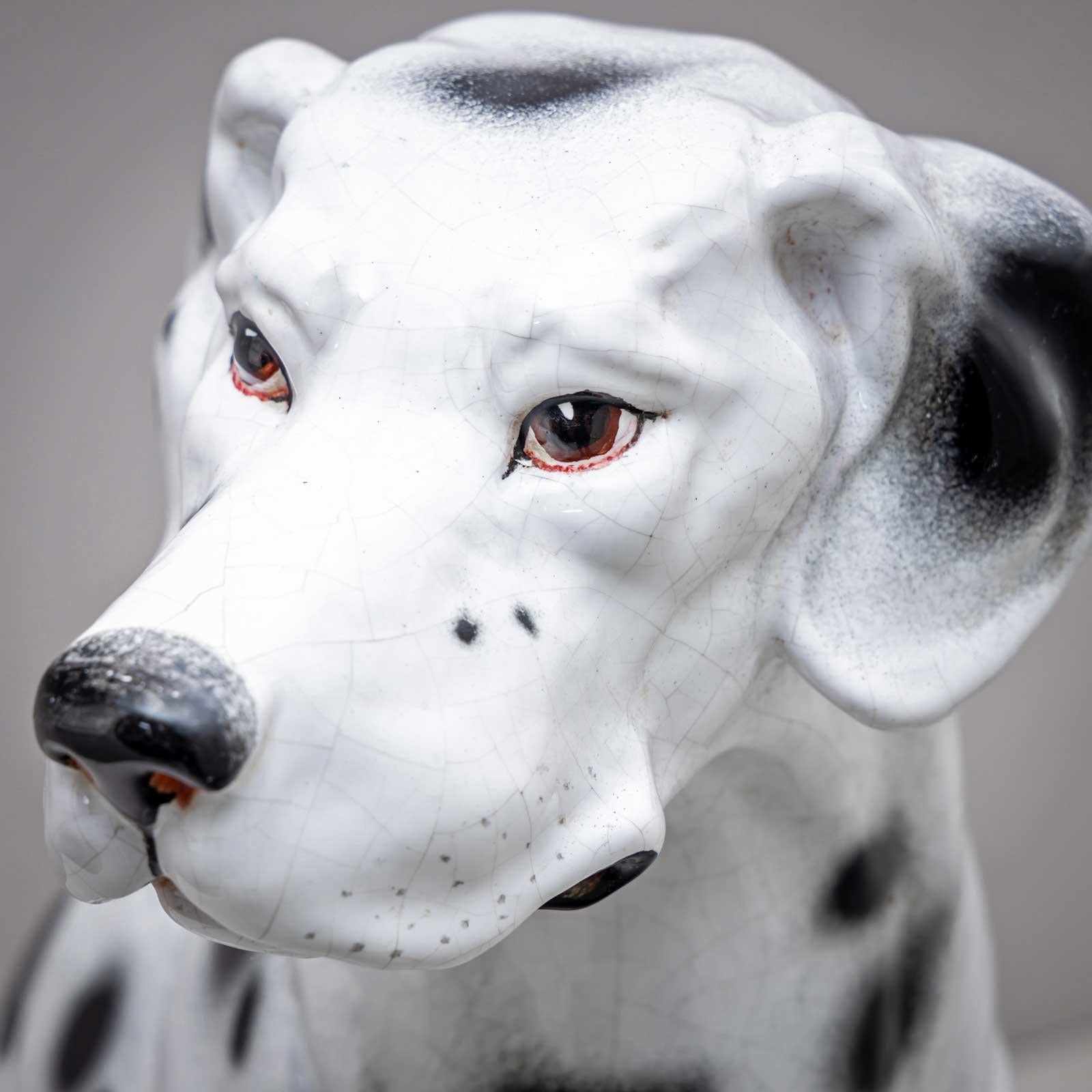 Ceramic Dalmatian, Italy, Mid-20th Century For Sale 6