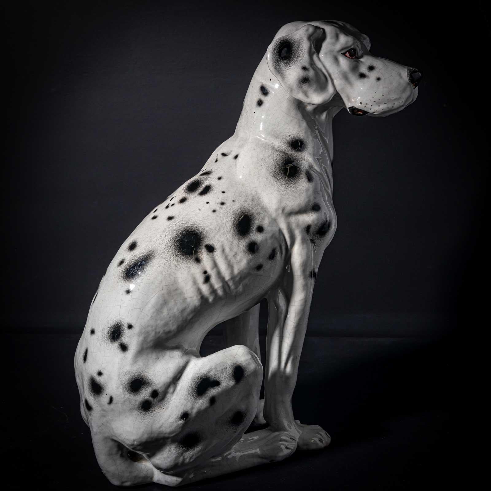 Ceramic Dalmatian, Italy, Mid-20th Century For Sale 10
