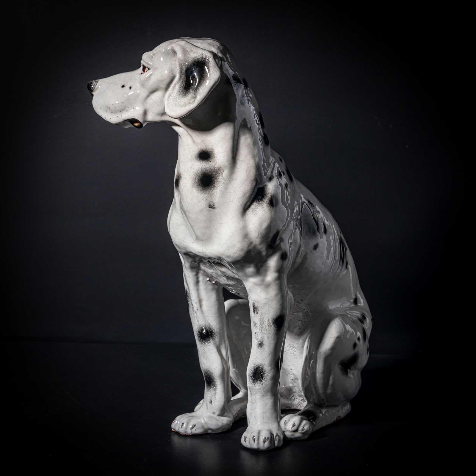 Ceramic Dalmatian, Italy, Mid-20th Century For Sale 12