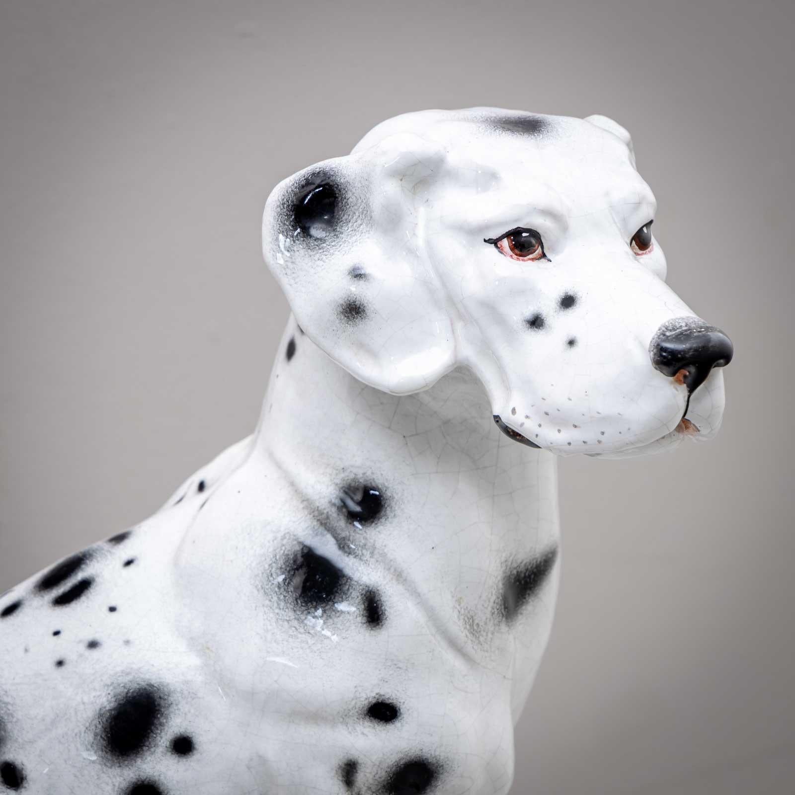 Italian Ceramic Dalmatian, Italy, Mid-20th Century For Sale