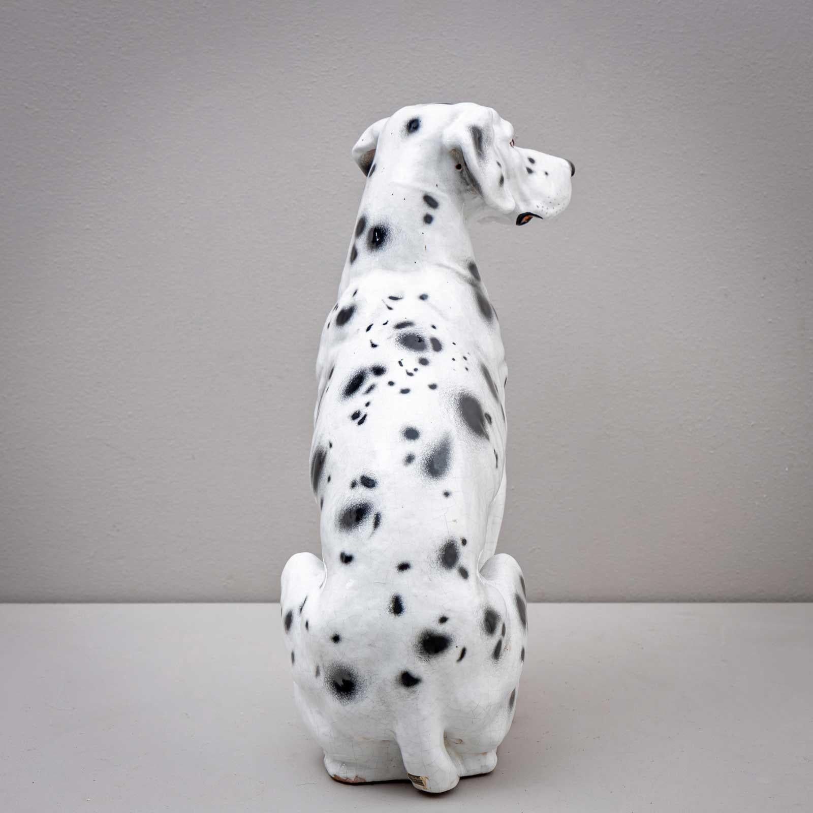 Ceramic Dalmatian, Italy, Mid-20th Century For Sale 3