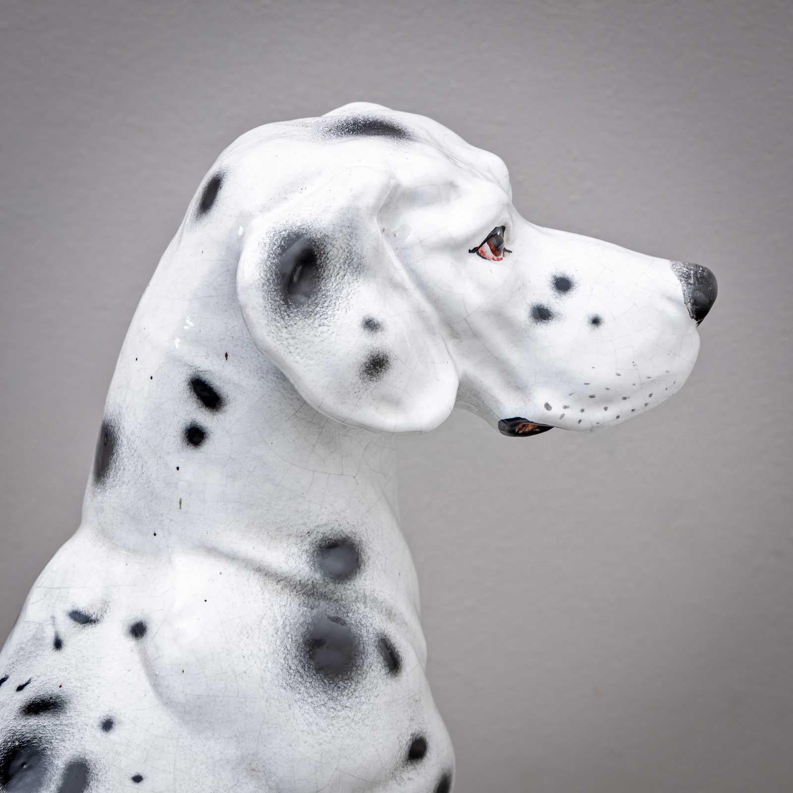 Ceramic Dalmatian, Italy, Mid-20th Century For Sale 4
