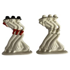 Ceramic Dancing Showgirl , by Plateelbakkerij Zuid-Holland