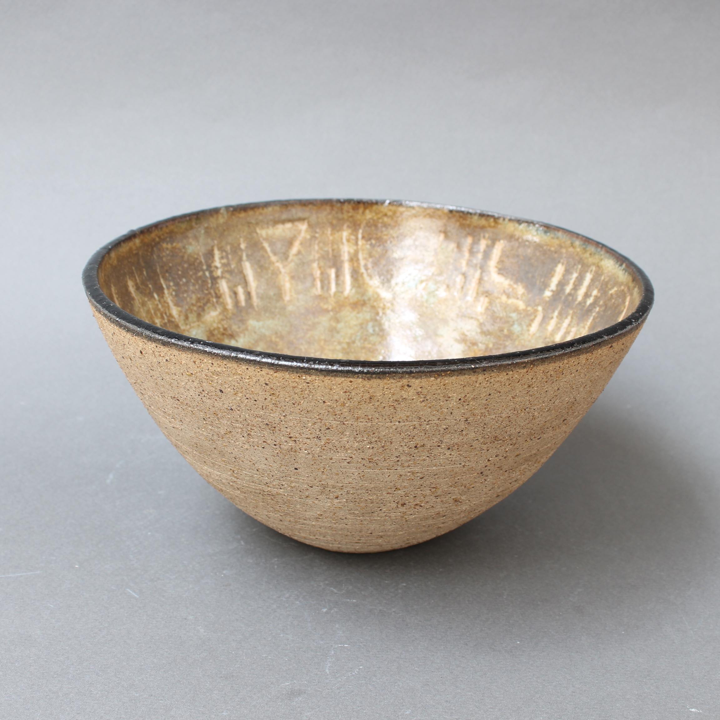 Late 20th Century Ceramic Decorative Bowl by Bruno Gambone, circa 1990s