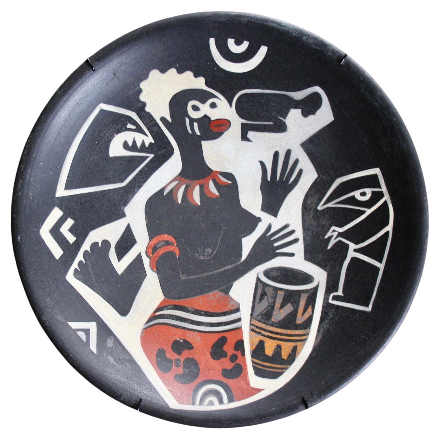 Cuenco decorativo de cerámica