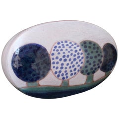 Ceramic Decorative Box by Frères Cloutier, France, circa 1970s