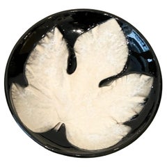 Ceramic Decorative Dish or Vide Poche "Leaf" by Pol Chambost 1950s