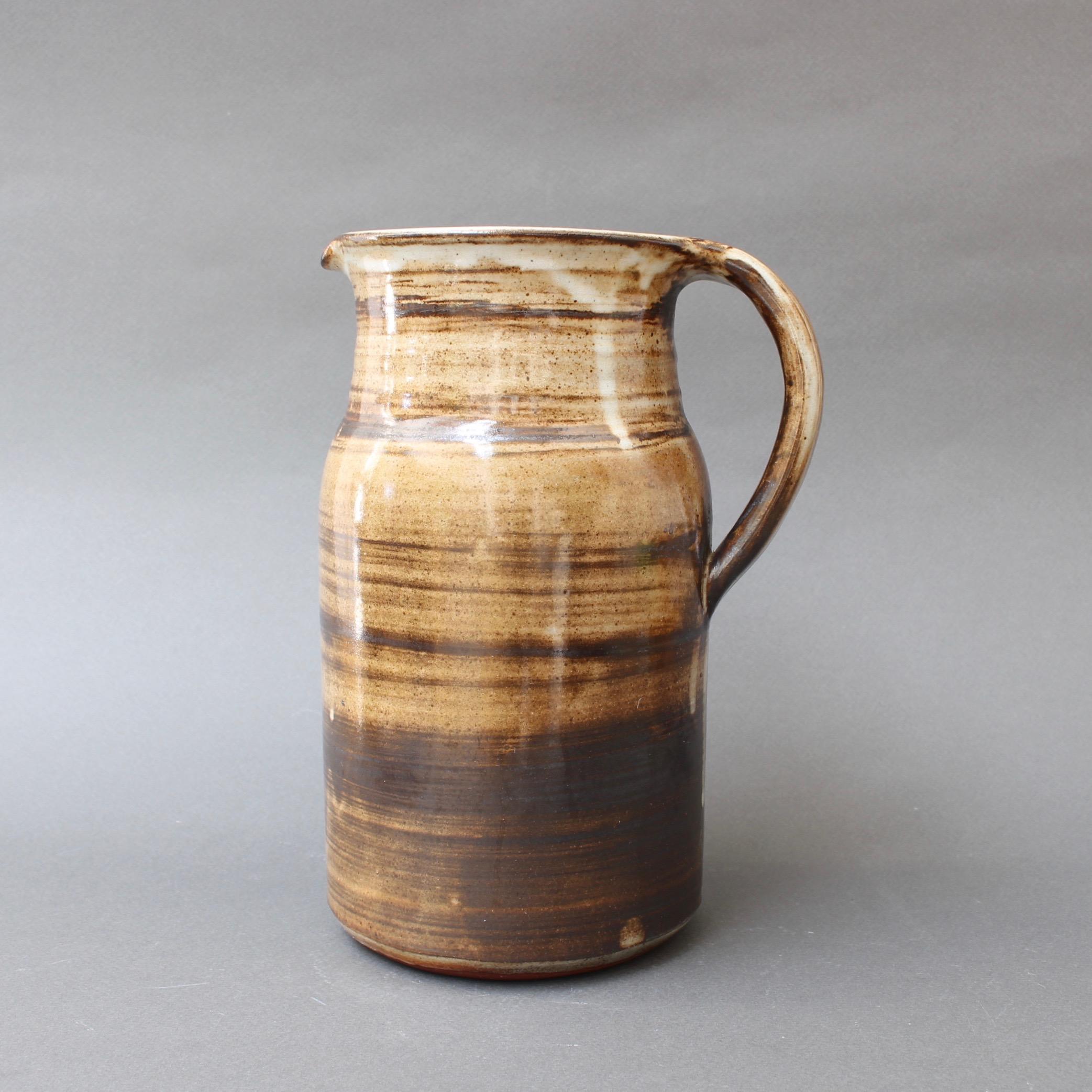 Ceramic Decorative Pitcher by Dominique Pouchain, circa 1980s In Good Condition For Sale In London, GB