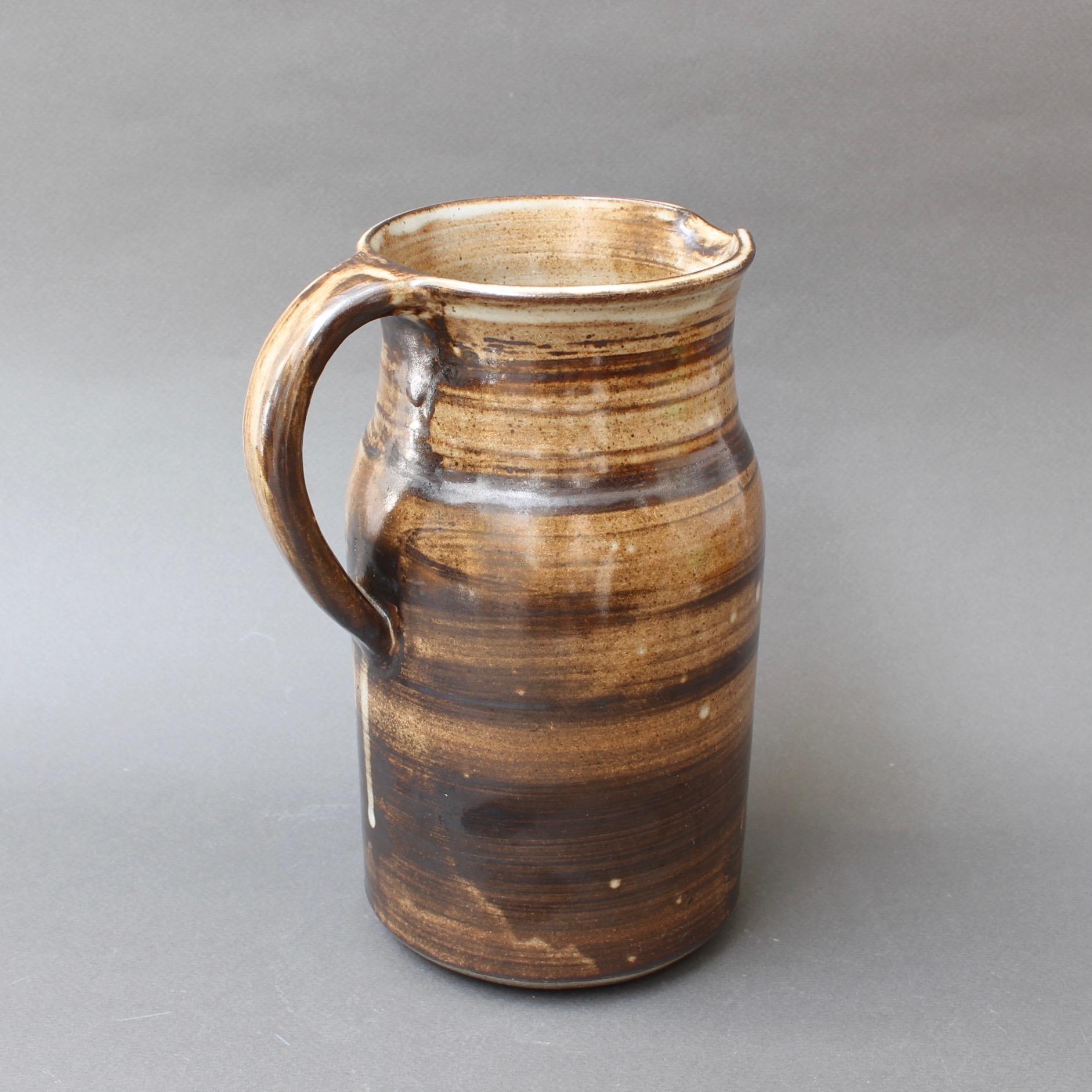 Ceramic Decorative Pitcher by Dominique Pouchain, circa 1980s For Sale 2