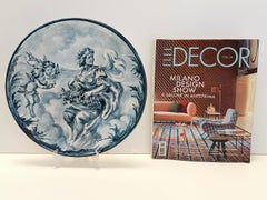 Assiette décorative de Giacomo Raimondi pour Albisola, Italie