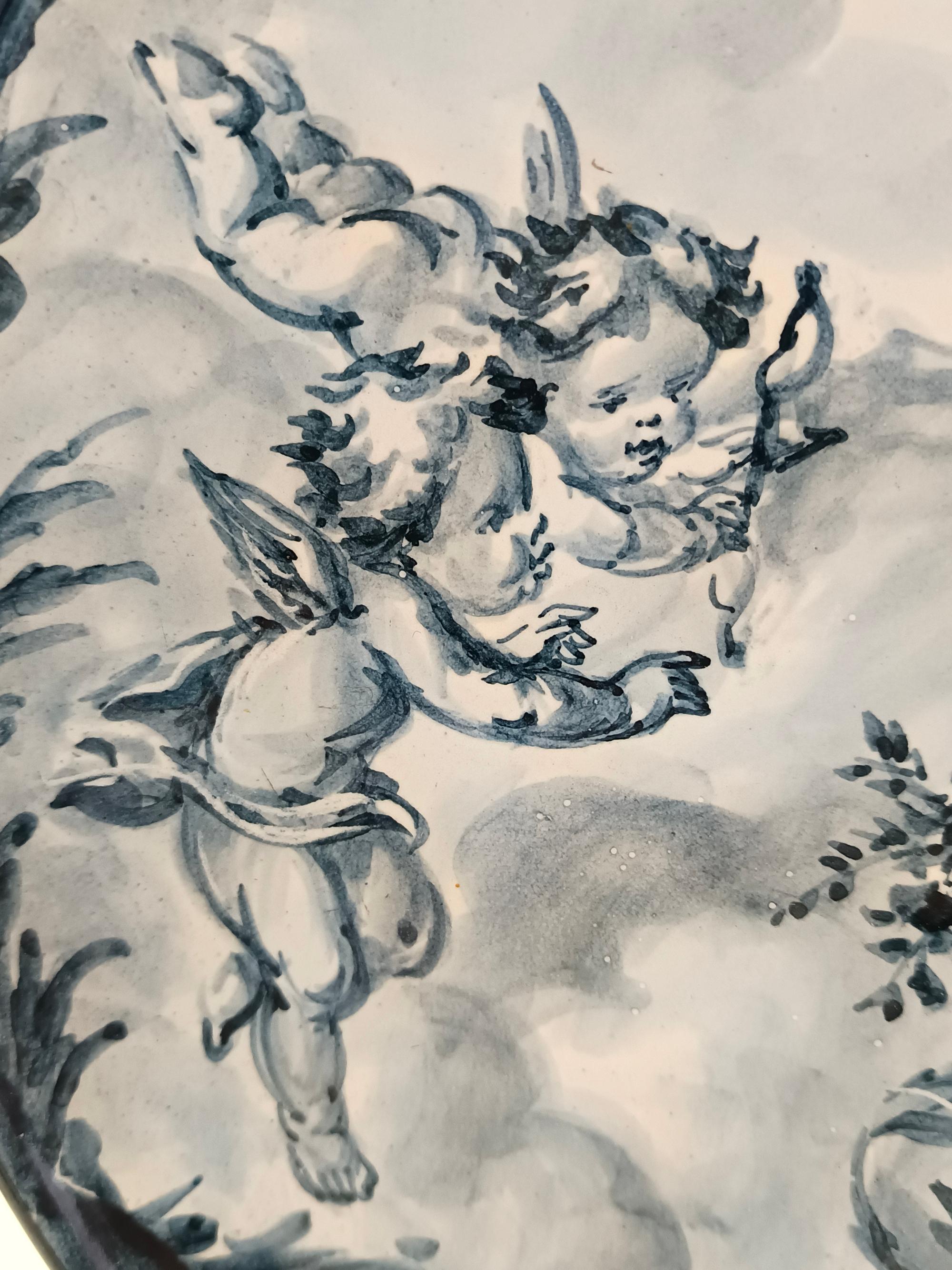 Assiette décorative de Giacomo Raimondi pour Albisola, Italie en vente 1