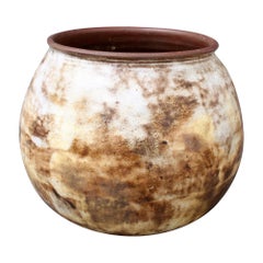 Ceramic Decorative Pot by Alexandre Kostanda, Vallauris, circa 1960s