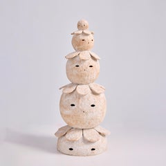 Escultura decorativa de cerámica "Bloom" de Anne Breton, Francia.