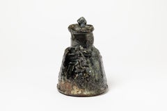 Ceramic Decorative Stoneware Pot by Hans Vangso Danish Artist